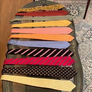 A lot of designer ties